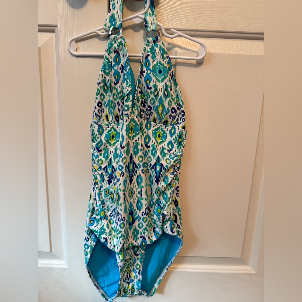 Tommy Bahama Women's Ikat Empire One Piece Swimsuit